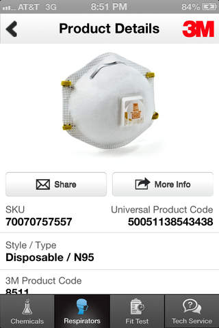 3M Respiratory Protection Resource Guide - iPhone and Android