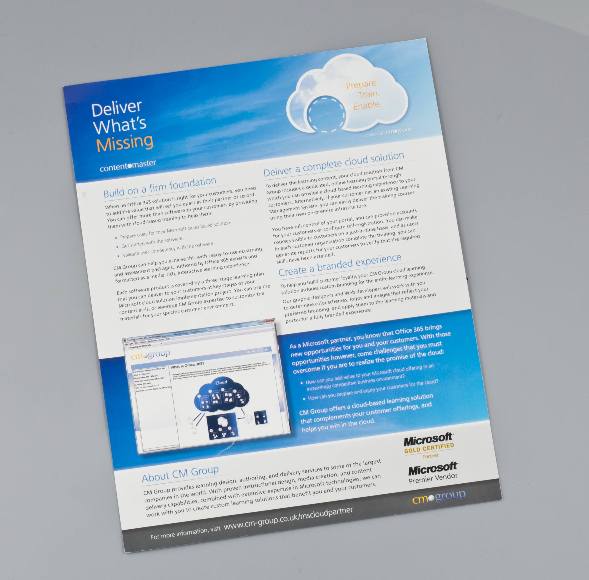 Content Master Promotional Material - Branding Collateral