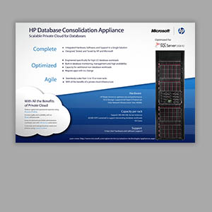 Microsoft & HP Data Appliance Posters - Unified Branding Initiative