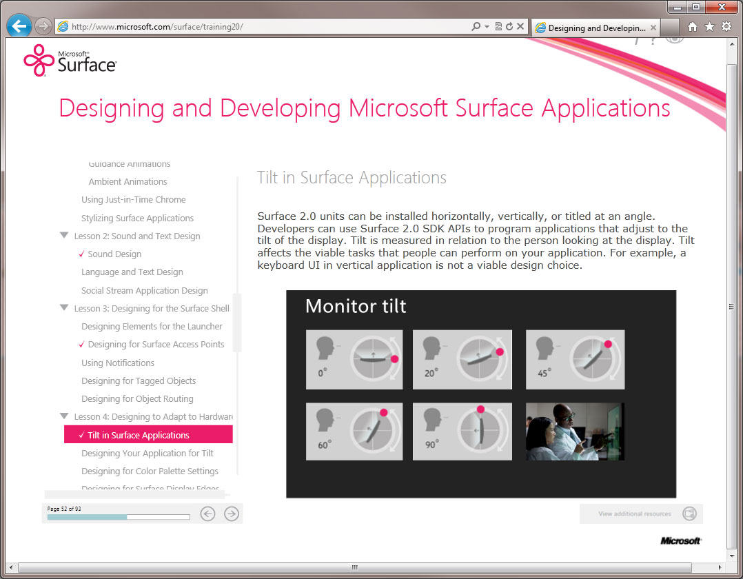 Designing and Developing Surface Applications - Surface 2.0 SDK Training